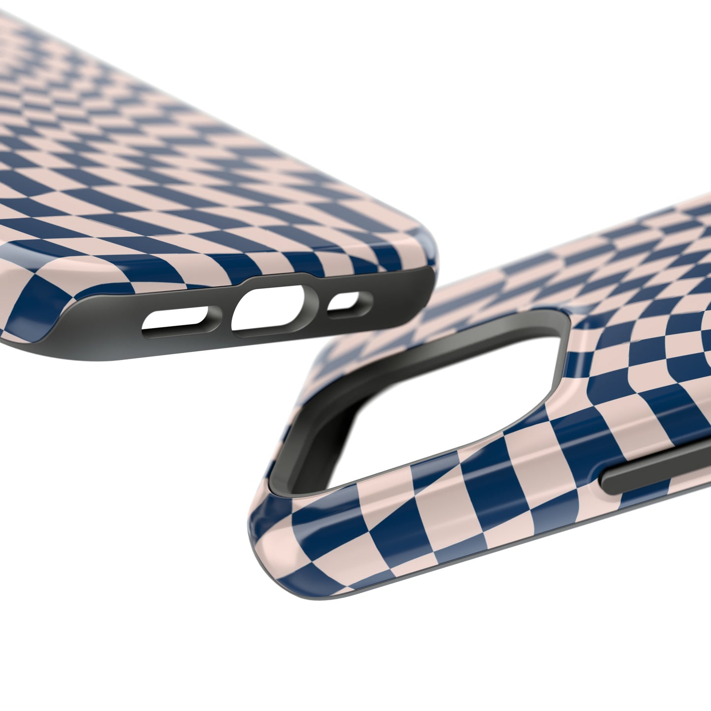 Wavy Blue Checkerboard Case