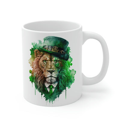 Lion Gangster St. Patrick's Day Mug