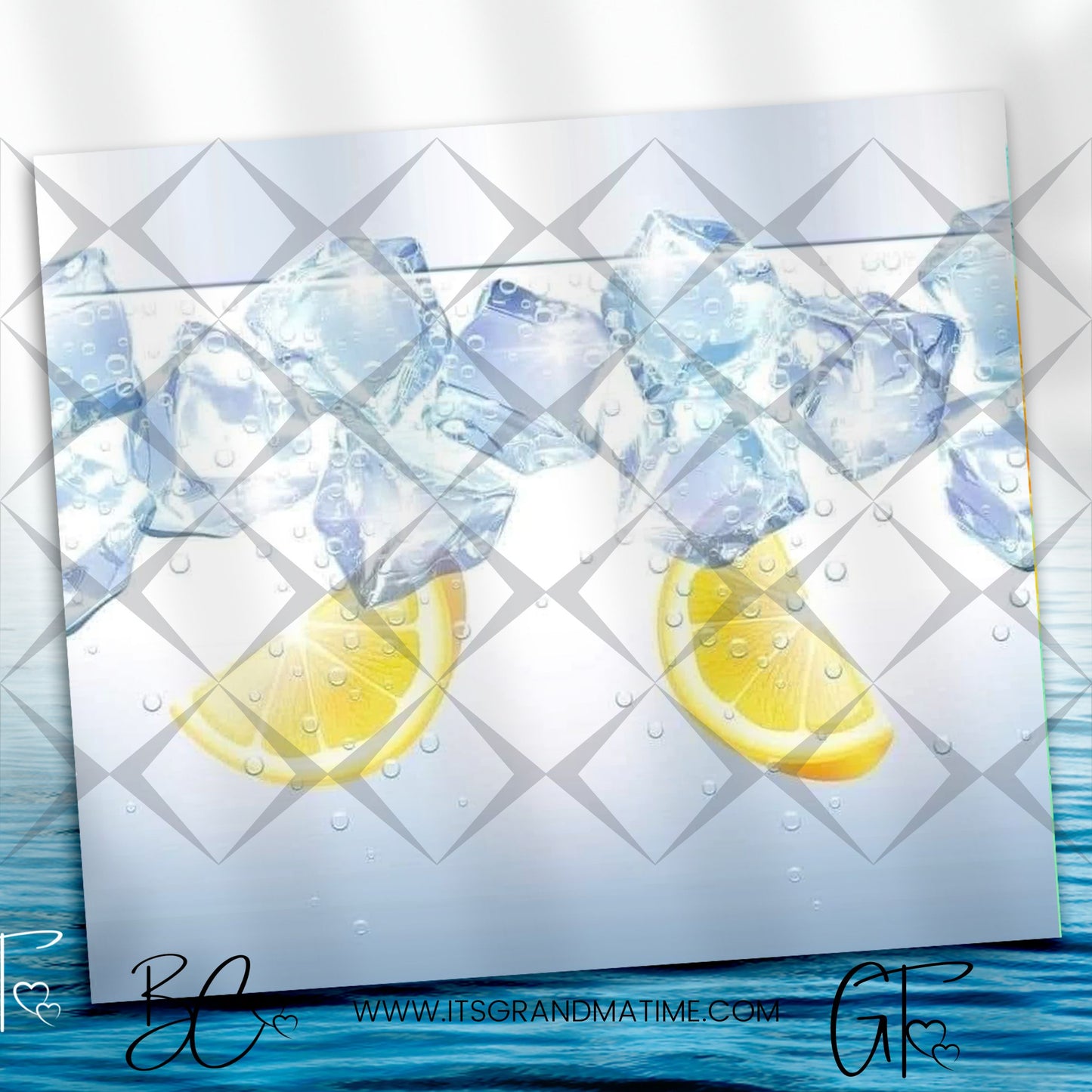 Refreshing Lemon Water 20 oz Summer Tumbler