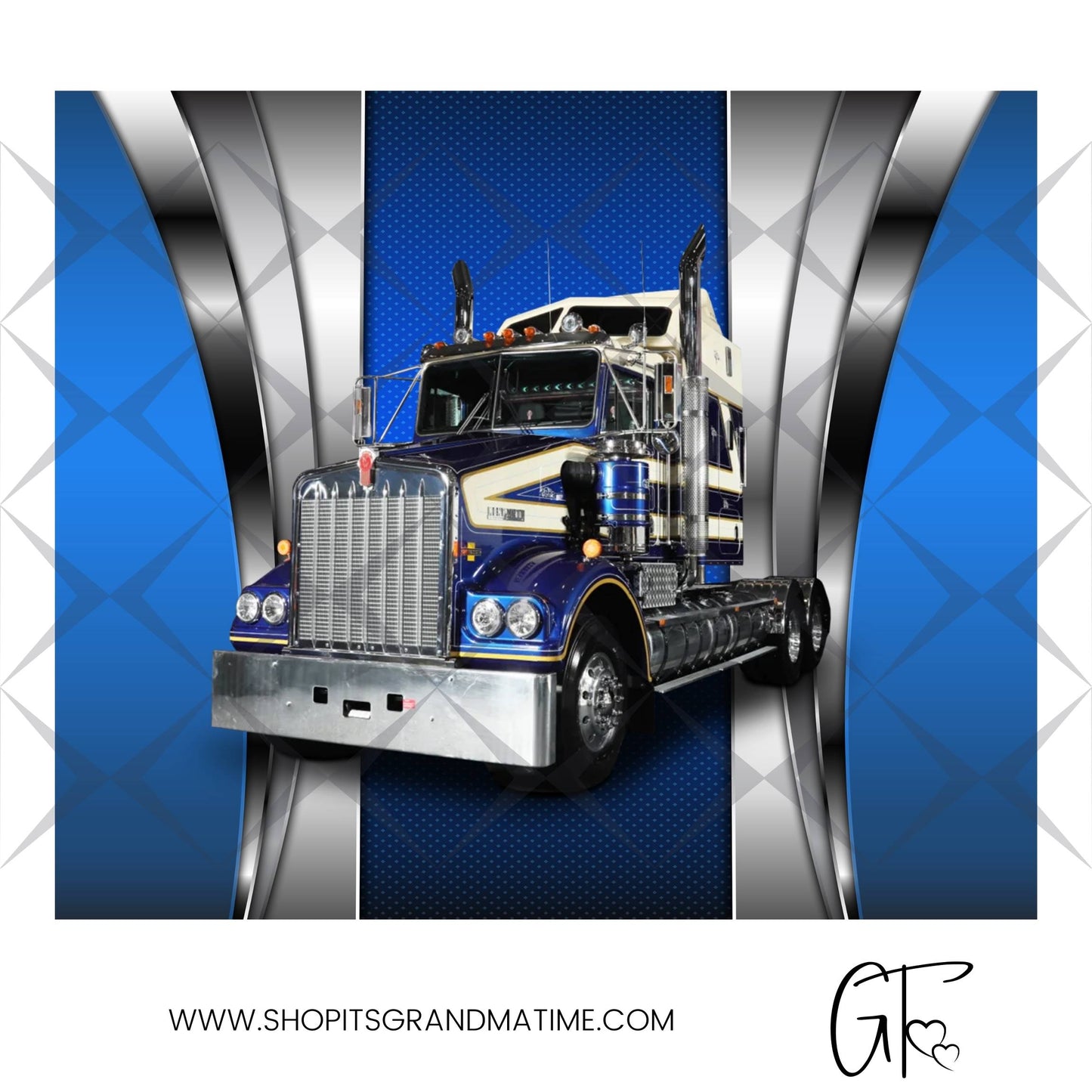 SUB1735 Over-the-road Trucker Tumbler Sublimation Transfer