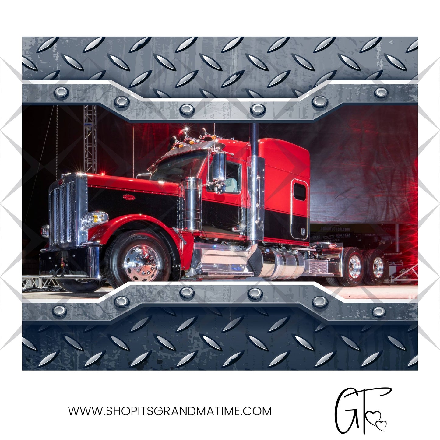 SUB1737 Over-the-road Trucker Tumbler Sublimation Transfer