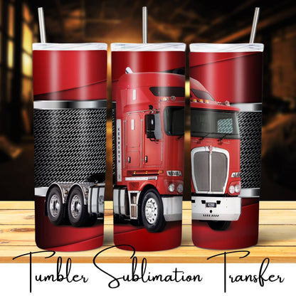 SUB1756 Over-the-road Trucker Tumbler Sublimation Transfer