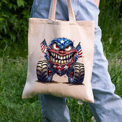 SUB1931 4th of July Monster Truck Sublimation Transfer