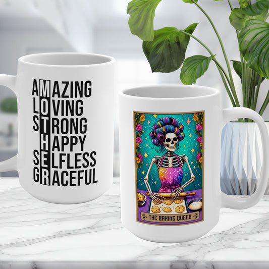 The Baking Queen - MOTHER Amazing Loving Strong Happy Selfless Graceful Mug