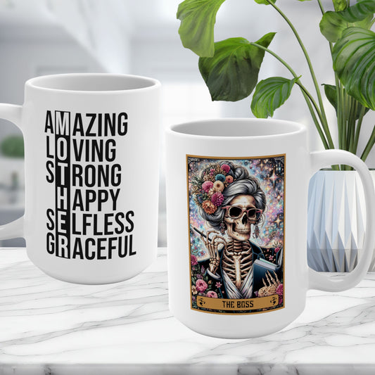 The Boss Tarot Card - MOTHER Amazing Loving Strong Happy Selfless Graceful Mug
