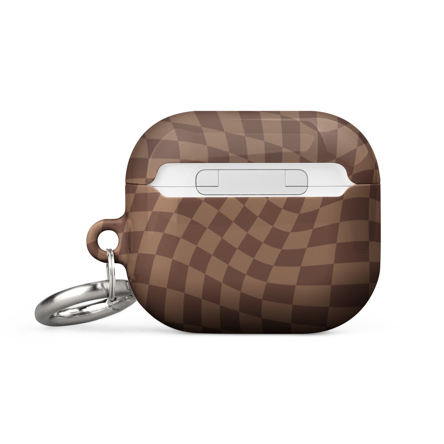 Brown Wavy Checkerboard Case for AirPods®