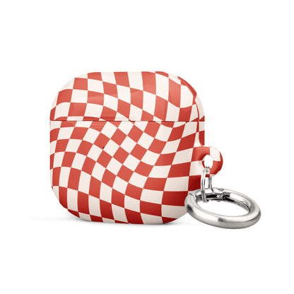 Cherry Cream Checkerboard Case for AirPods®