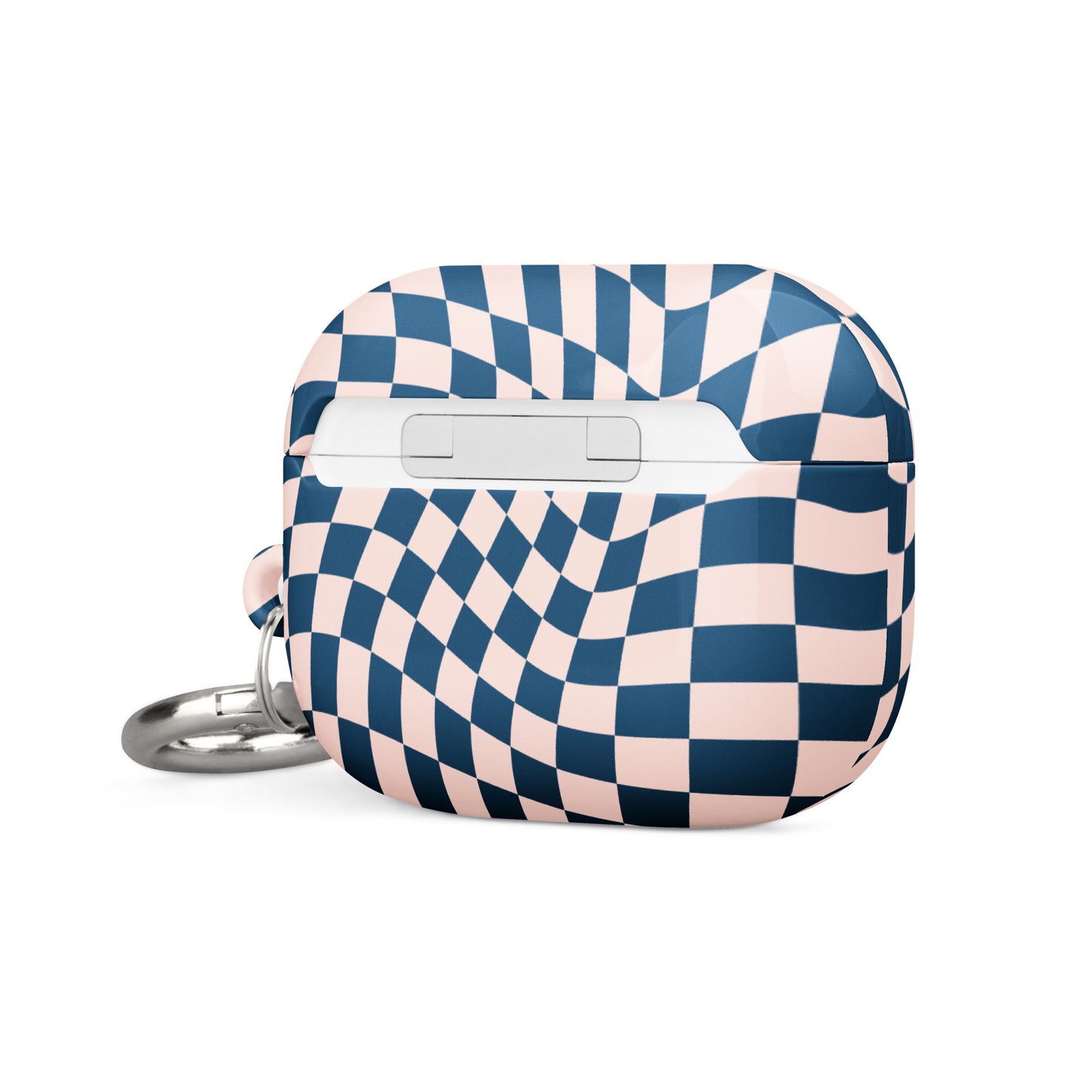 Blue Wavy Checkerboard Case for AirPods®