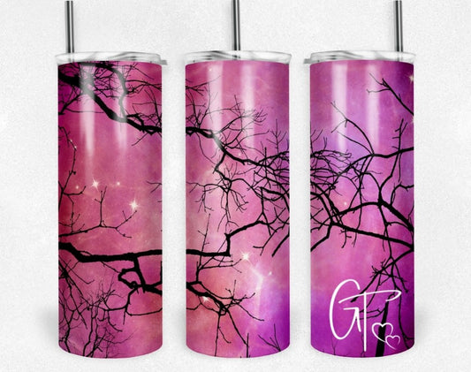 Forest of Stars Pink Tumbler