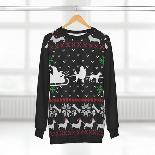 Santa Dog Ugly Sweatshirt