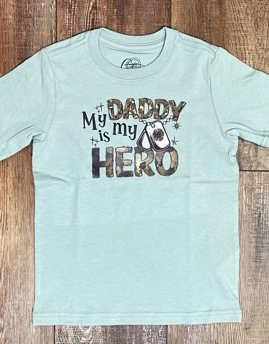 My Daddy is my Hero - Kids Shirt