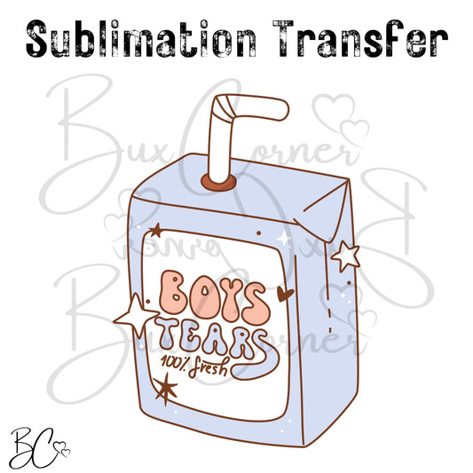 Valentine's Day Transfer - SUB228 Boys Tears 100% Juice