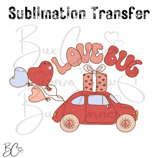 Valentine's Day Transfer -SUB249 Love Bug