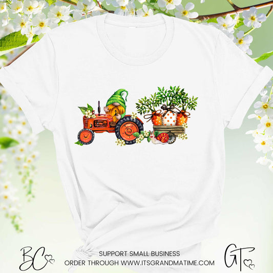 Easter Transfer -SUB328 Tractor with Gnome and Wagon