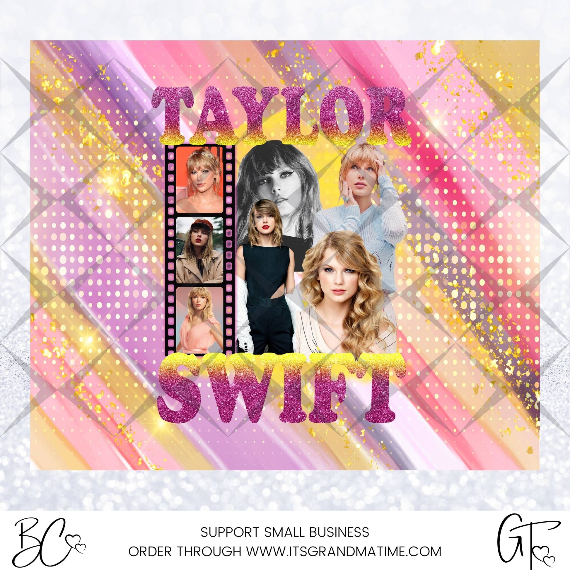 Taylor Swift 20z Tumbler Wrap (sublimation transfer)
