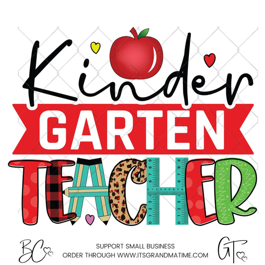 SUB595 Kinder Garten Teacher School Teacher Transfer