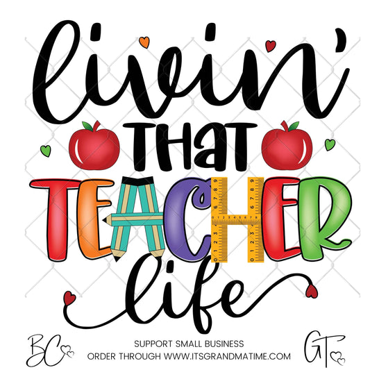 SUB596 Livin' That Teacher Life School Teacher Transfer
