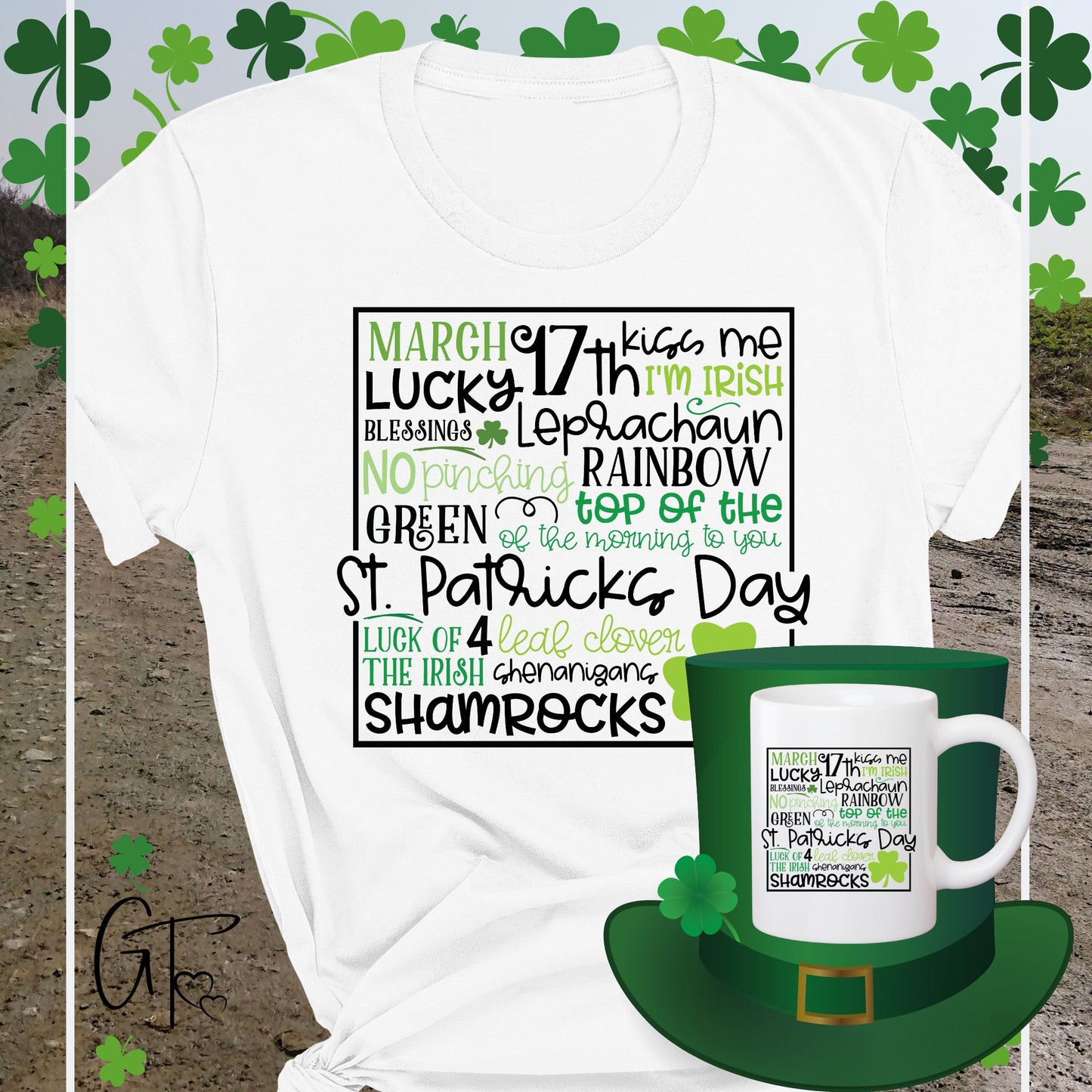 Words for St. Patricks Day Ready to Press SUB172