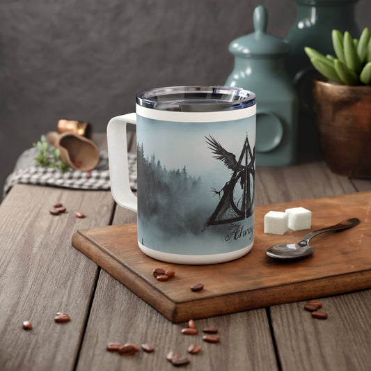 Deathly Hallows Always 10 oz. Stainless Steel Mug with Lid