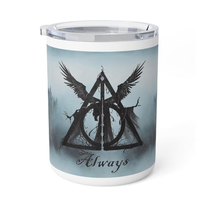Deathly Hallows Always 10 oz. Stainless Steel Mug with Lid