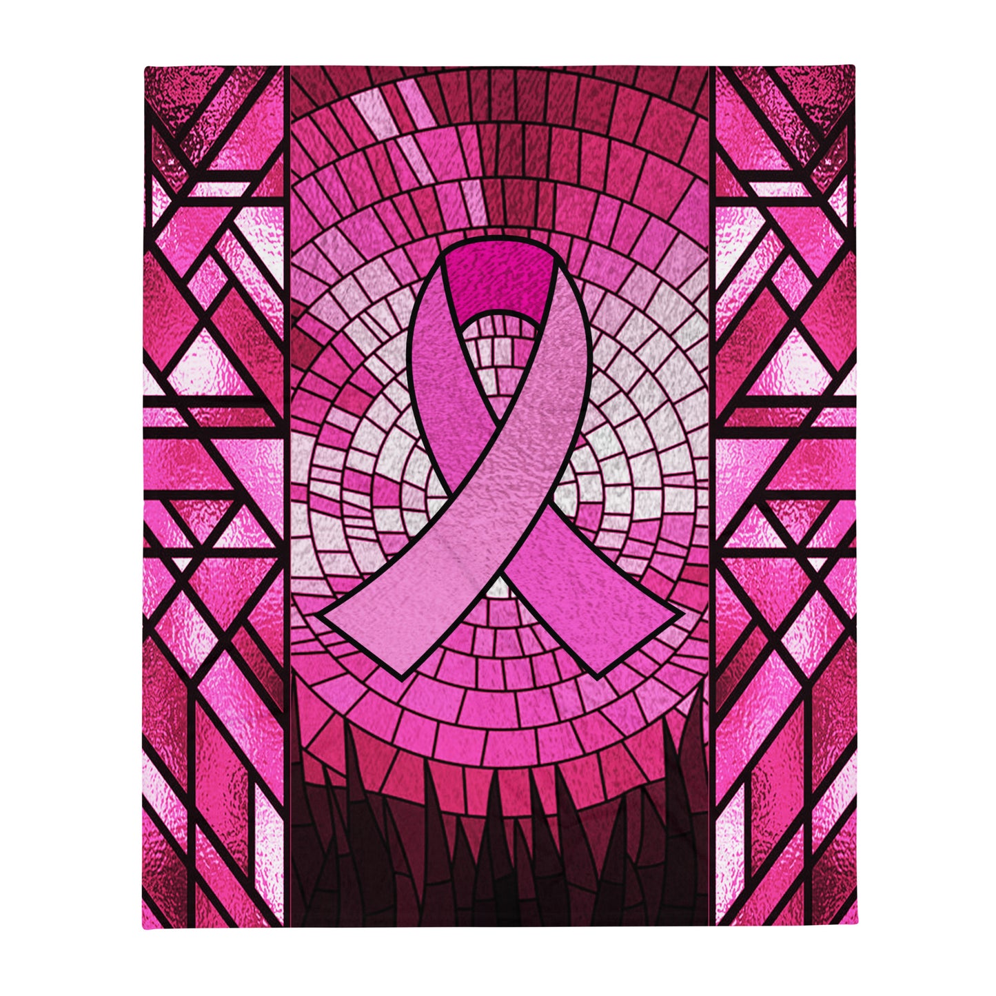 Breast Cancer Throw Blanket